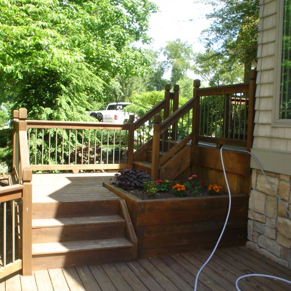 Goshen, IN Deck Staining Project